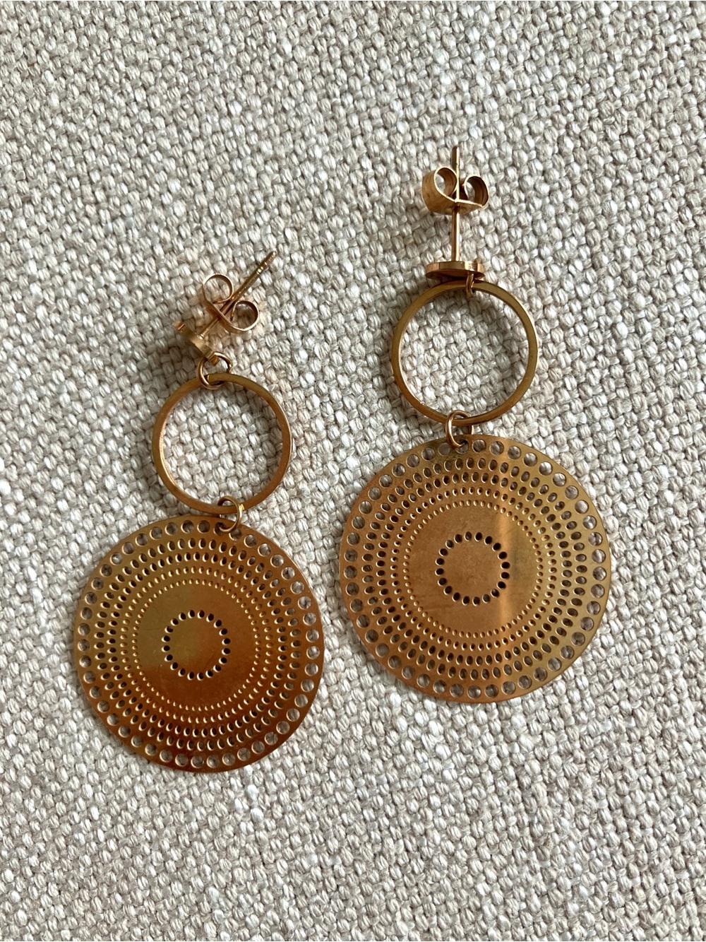 Gold Drop Earrings from Dubai